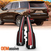 Fit 2015-2020 Chevy Tahoe Suburban 2 in 1 LED Tail Lights Set Combo - Black