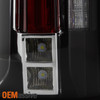 Fit 2015-2020 Chevy Tahoe Suburban 2 in 1 LED Tail Lights Set Combo - Black