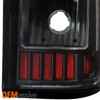 Fits 1999-2002 Chevy Silverado 1999-2003 GMC Sierra Black LED Tail Lights Lamps