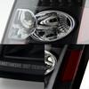 For 05-07 Chrysler 300C Black Rear LED Tail Lights Tail Lamps Brake Lights L&R