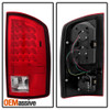 Fit Red Clear 2002-2006 Dodge Ram LED Tail Lights 2003 2004 2005 Replacement