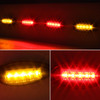 Fits 01-14 GMC Sierra Chevy Silverado 3500 Smoke Dually Fender Marker LED Lights