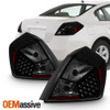 Fit Black Smoked 2007-2012 Altima 4-Door Sedan LED Tail Lights Replacement Pair