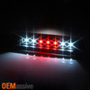 Fits 2009-2014 Ford F150 LED Light Bar Black Smoked Tail Lights+Black 3rd Brake