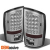 [LED Combo]Fit 02-06 Dodge Ram Tail Lamps & 3rd Brake Light set - Chrome Housing