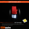 For 03-07 Chevy Silverado LED Tail Lights & LED 3rd Brake Lamps - Smoked Housing