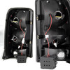 Fits 02-06 Cadillac Escalade 2003-2006 Escalade ESV LED Black Smoked Tail Lights