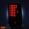 Fits 2000-2006 Chevy Suburban 1500 2500 Tahoe GMC Yukon LED Black Tail Lights