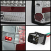 Fits 09-10 Charger LED Tail Lights Brake Lamps Pair Left+Right Set Aftermarket