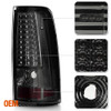 Fits Smoked 03-06 Silverado 04-06 Sierra Pickup LED Tail Lights Lamps Left+Right