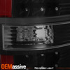 Fit 2009-2014 Ford F150 F-150 Black Smoked LED Tail Lights L+R 2010 2011 2012