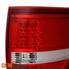 Fit 2009-2014 Ford F150 Pickup Truck LED Turn Signal Red Clear Tail Lights Lamps