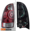 Fits 05-15 Toyota Tacoma Red Clear LED Tail Lights Rear Brake Lamps Replacement