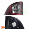 Fits 05-15 Toyota Tacoma Red Clear LED Tail Lights Rear Brake Lamps Replacement