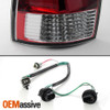 Fits 05-15 Toyota Tacoma Red Clear LED Tail Lights Rear Brake Lamps Replacement