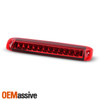 For 1999-2002 Chevy Silverado LED Tail Lights Housing & Red LED 3rd Brake Lamps