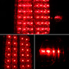 Fits 07-13 Toyota Tundra Pickup Truck Red Smoked LED Tail Lights Brake Lamps