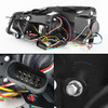 Fits 10+ Vw Golf GTi Black Projector DRL Daylight LED Strip/Tube Headlights Pair