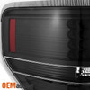Fit 2009-2014 Ford F150 Black LED Tail Lights + LED 3rd Brake Cargo Light Lamp