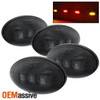 Fits 99-10 Ford F250 F350 F450 Superduty Smoked Dually Fender LED Marker Lights