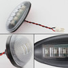 Fits 01-14 GMC Sierra Chevy Silverado 3500 Dually Clear Fender Marker LED Lights
