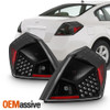 Fit 2007-2012 Altima 4-Dr Sedan Black LED Tail Lights Replacement L + R