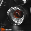 Fits 99-05 Vw Jetta Bora Mk4 Black Dual CCFL Halo Projector LED Headlights Lamps