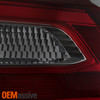 For 2016-2018 Altima Sedan Tail Brake Lamp Light Red Smoke Left + Right 4Pcs Set