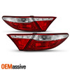 4PCS Pair For 2015-2017 Camry Tail Lights Brake Lamp Left Driver+Right Passenger