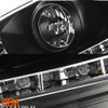 Fits 06-09 Volkswagen GTI/Jetta/Rabbit Black DRL Tube LED Projector Headlights