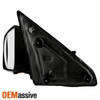 Fit 2009-2012 Dodge Ram Pickup Power Heated LED Signal Passenger Towing Mirror