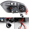 Fit 05-10 Coblt /05-06 Pursuit /07-09 Pontiac G5 Black Projector Halo Headlights