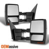 Fit 2004-2014 Ford F150 Power + Heated + LED Signal + Puddle Tow Side Mirror Set