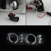 Fits Smoked 99-02 Silverado 00-06 Tahoe Suburban Halo Projector LED Headlights
