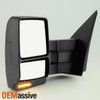 Fit 2007-2014 Ford F150 Pickup Extendable LED Turn Signal Power Towing Mirror