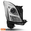 Fits 2013-2017 Cadillac XTS [HID Models] Chrome Headlight w/o-AFS Passenger Side
