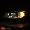 For 2006-2008 BMW E90 335i 330i 325i 328i Projector Headlights w/LED Signal Pair
