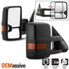 Fit 1999-2006 Silverado Suburban Sierra Manual LED Signal Side Towing Mirrors