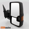 Fit 1999-2006 Silverado Suburban Sierra Manual LED Signal Side Towing Mirrors
