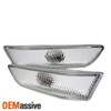 Fits 03-06 G35 Gtr 2Dr Euro Clear Side Marker Signal Lights Lamps Pair