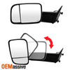 Fit 2009-2012 Dodge Ram Pickup Power Heated LED Signal Driver Left Towing Mirror