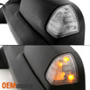 Fit 2009-2012 Dodge Ram Pickup Power Heated LED Signal Driver Left Towing Mirror