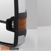 Fit Chrome Cover Silverado Suburban Sierra Manual LED Signal Side Towing Mirrors