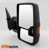 Fit 99-02 Silverado Suburban Sierra Power Heated LED Signal Side Towing Mirrors