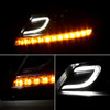 Fit 12-14 Mercedes Benz W204 C63 C-Class Amg Chrome LED DRL Projector Headlights