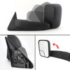 Fits 1994-01 Ram Manual Rotatable Flip Up Towing Trailer Side Mirrors Left+Right
