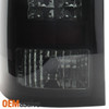 Fit 07-13 GMC Sierra *Exclusive* SMD LED Halo Black Smoked Headlights+Tail Lamps