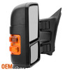 Fit 08-16 F250/350/450 SuperDuty Passenger Side LED Signal Manual Towing Mirror