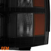 Fit 07-13 Silverado 1500 07-14 2500HD 3500HD Black Smoke LED Projector Headlight