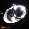 Fit 2011-2014 Porsche Cayenne [HID Model] Black LED Projector Headlights Lamps